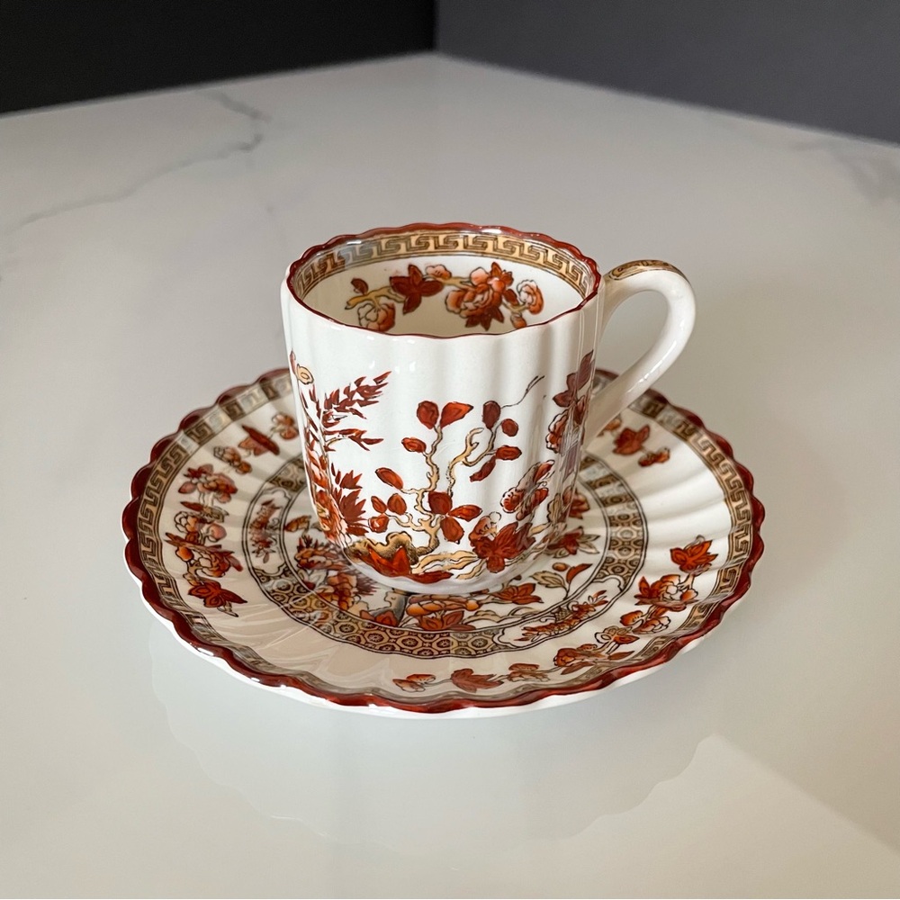 India Tree Espresso Demitasse Cup & Saucer by Spode